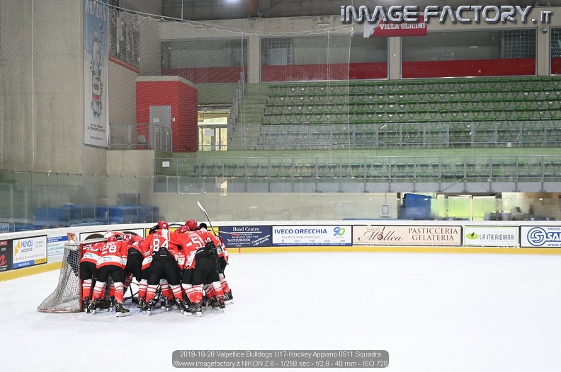 2019-10-26 Valpellice Bulldogs U17-Hockey Appiano 0511 Squadra.jpg